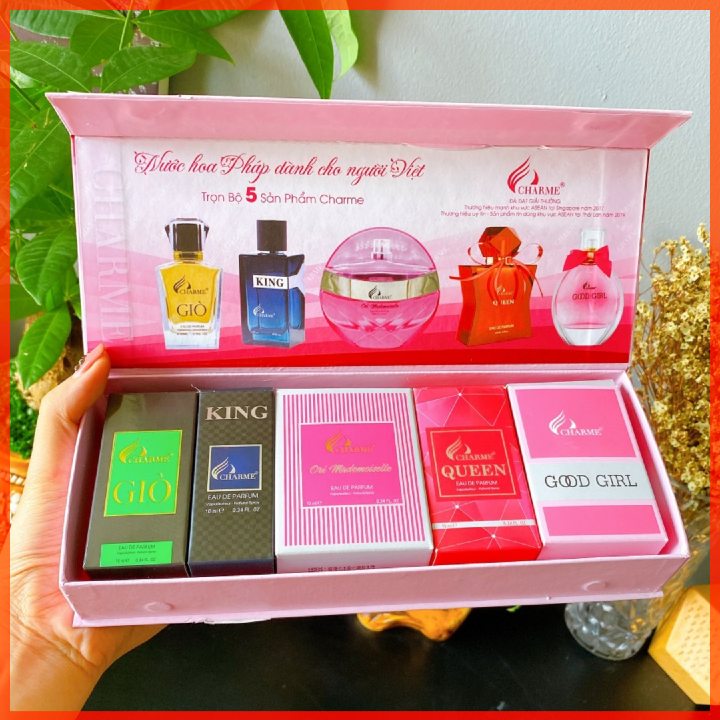 Set 5 mùi nước hoa hot cha rme - mỗi chai 10ml