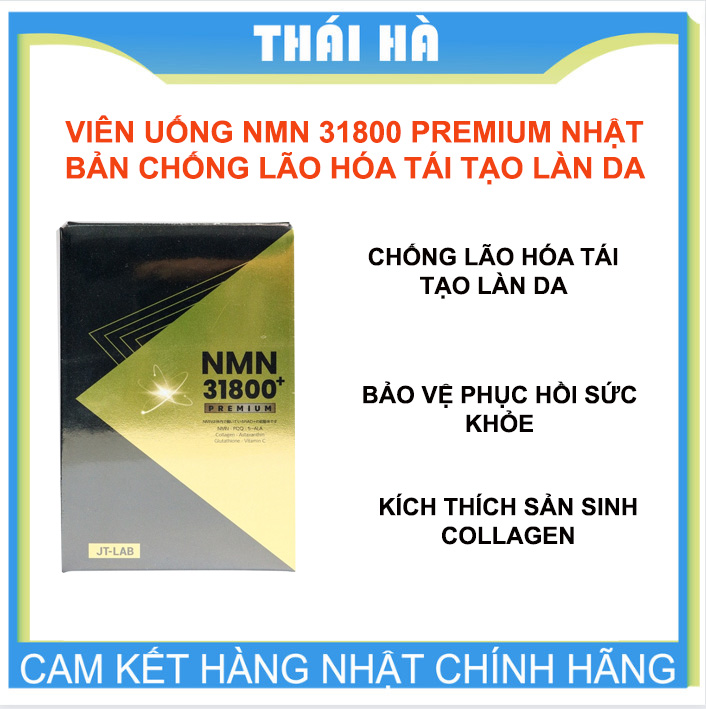 VIÊN UỐNG NMN 31800 PREMIUM NHẬT BẢN CHỐNG LÃO HÓA TÁI TẠO LÀN DA