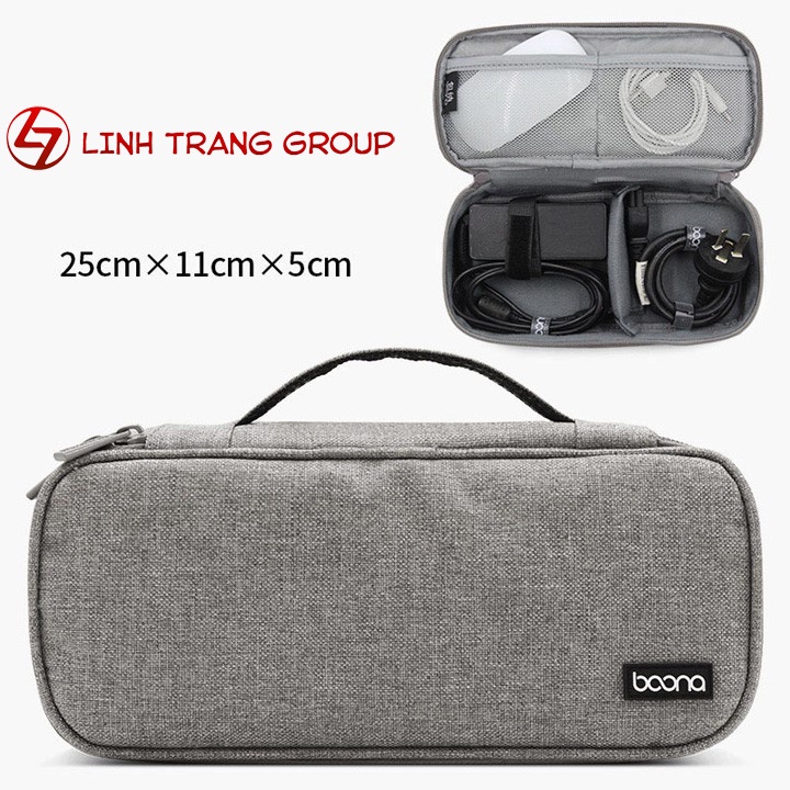 Túi đựng phụ kiện đa năng baona bn-b001, đựng chuột, cáp, sạc, ổ cứng di động, đt, usb, thẻ nhớ, bút... - oz161