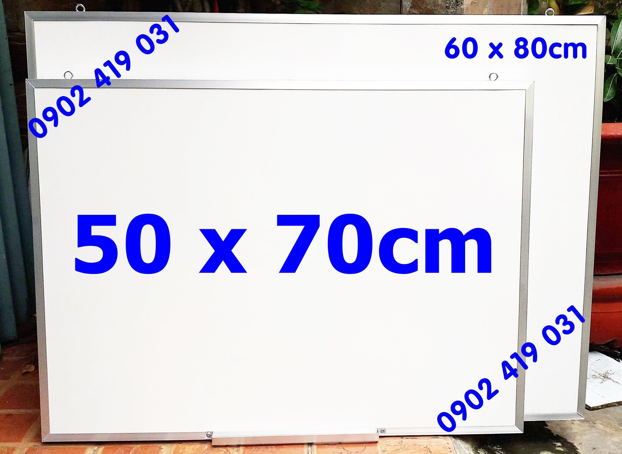 Bảng trắng viết bút lông 50 x 70cm