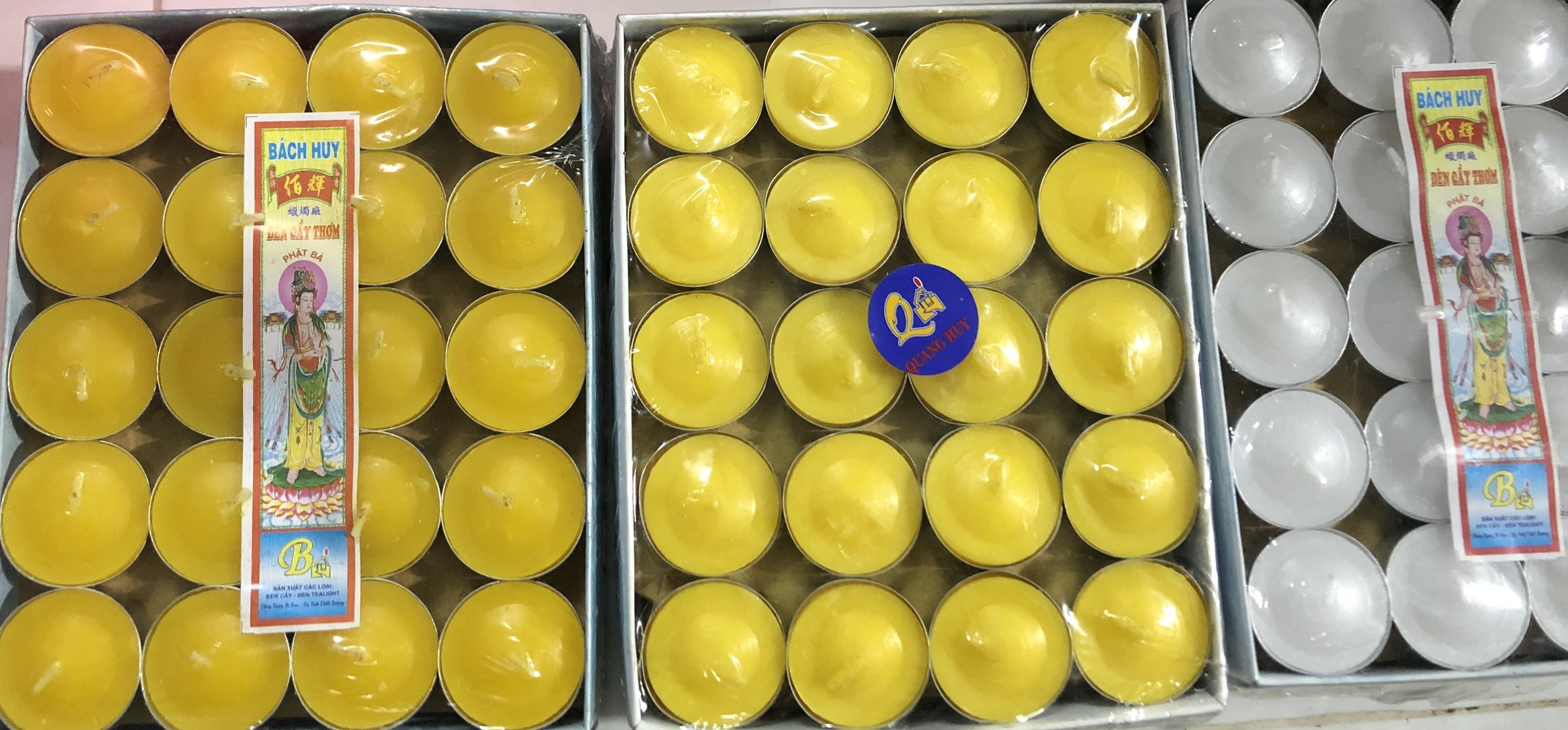 [HCM]Combo 20 viên đèn cầy (nến)  Tealight Ikea không mùi.