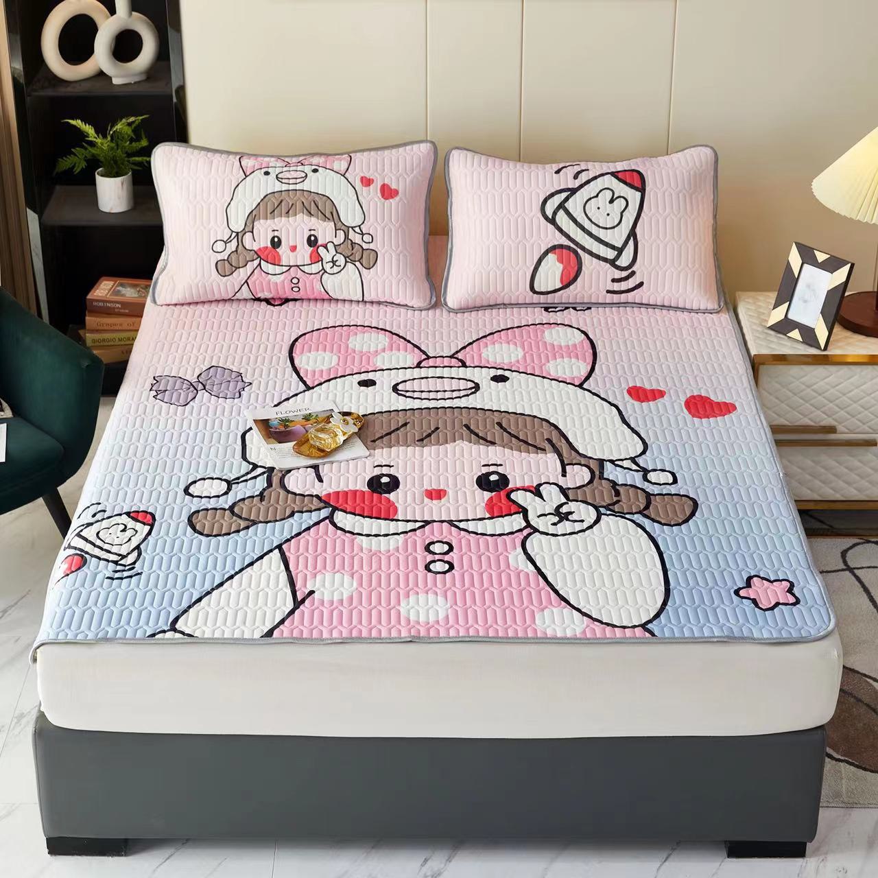 Chiếu điều hòa mát lạnh,chiếu cao su non 5d tencel latexx cực mát cực êm,size 1m6-1m8-2m2