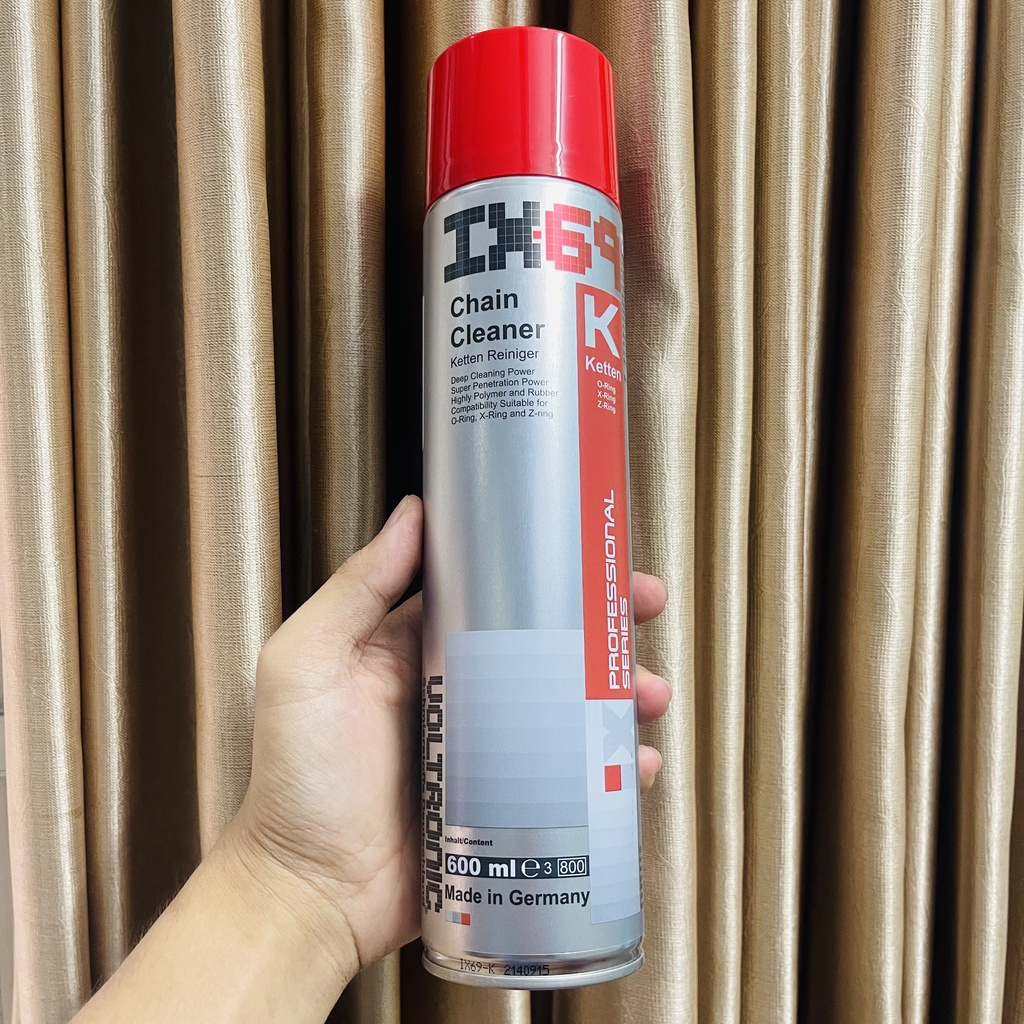 Chai xịt vệ sinh sên voltronic ix69-k chain cleaner 600ml - chính hãng