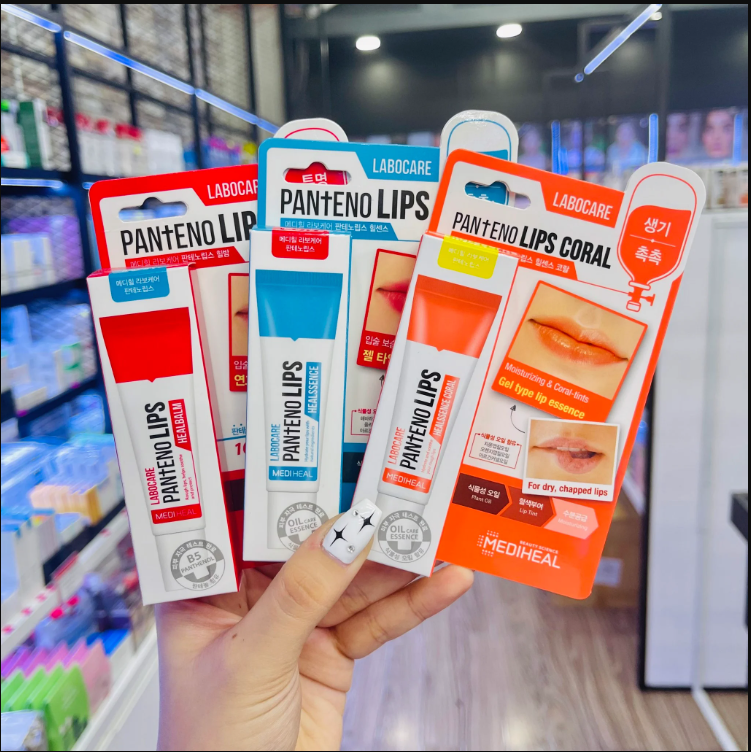 Son dưỡng giảm thâm & khô môi mediheal labocare panteno lips, tuýp dưỡng môi mediheal labocare panteno lips