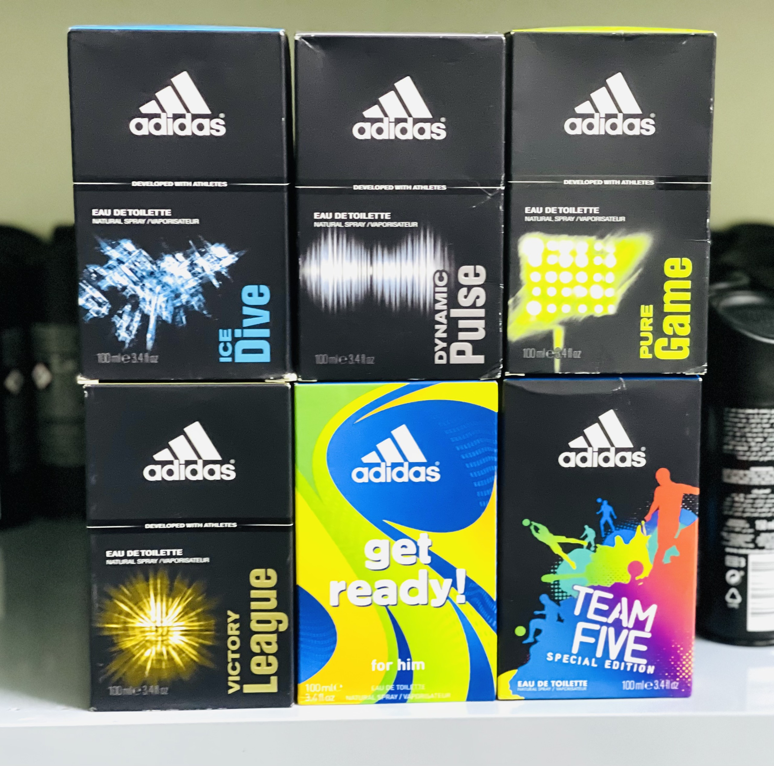 Nước hoa nam adidas edt nhiều mùi - 100ml