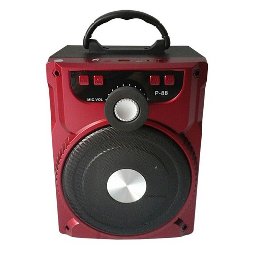 Co video loa bluetooth xách tay kiomic p88 có micro karaoke - p88