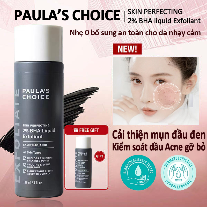 Chính Hãng Dung Dịch Tẩy Da Chết Paula’s Choice 2% BHA 118ml