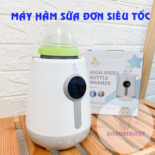 [HCM][ SI.ÊU PHẨM MỚI RA MẮT ] Máy Hâm Sữa Siêu Tốc Moaz Bébé Mb-021 Hâm Siêu Tốc Từ 4⁰C Đến 37⁰C Máy Tiệt Trùng Bằng Hơi Nước Giữ Ấm Liên Tục Phím Cảm Ứng Màn Hình Led. Khoang Hâm Rộng Sử Dụng Được Tất Cả Các Loại Bình Sữa