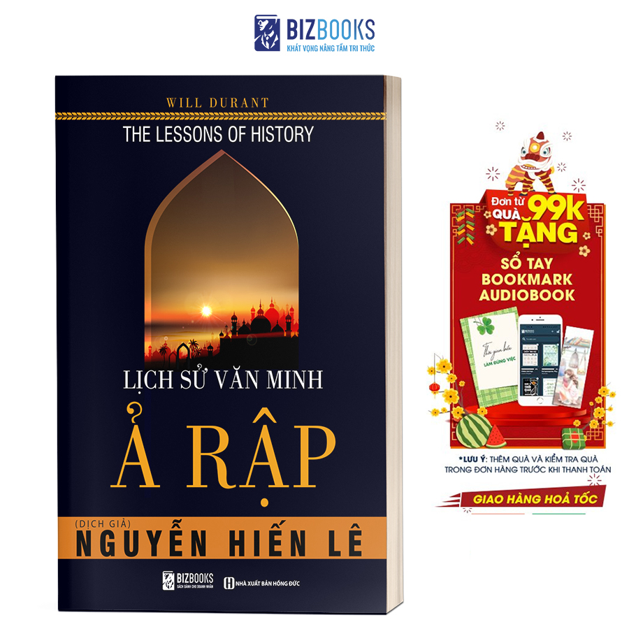 Bizbooks - sách - lịch sử văn minh ả rập - nguyễn hiến lê