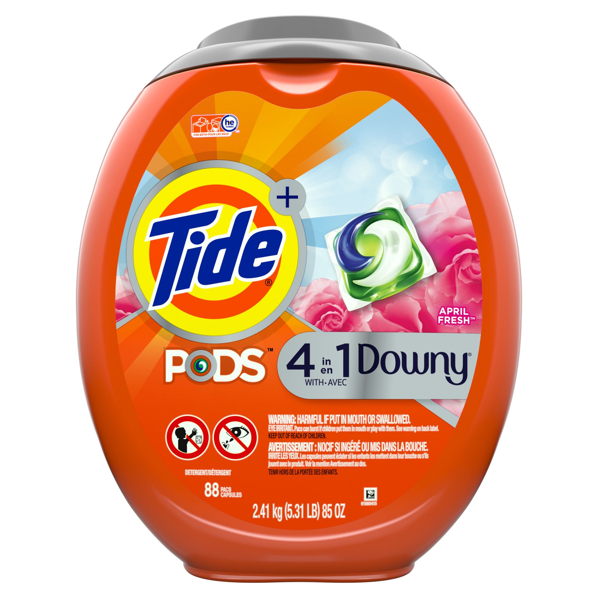 Viên Giặt Xả Tide Pods 88 Viên Downy 4in1
