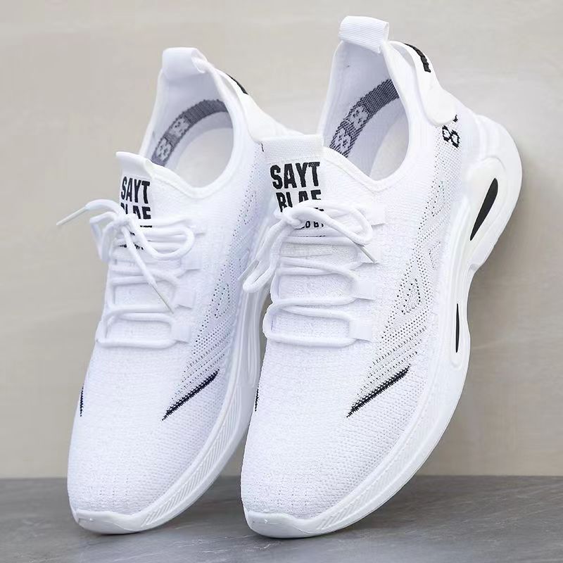 2023 Spring Breathable Casual Running Shoes Waterproof Leather Sneakers Black Office Shoes Men's Cross-Border Foreign Trade - 7