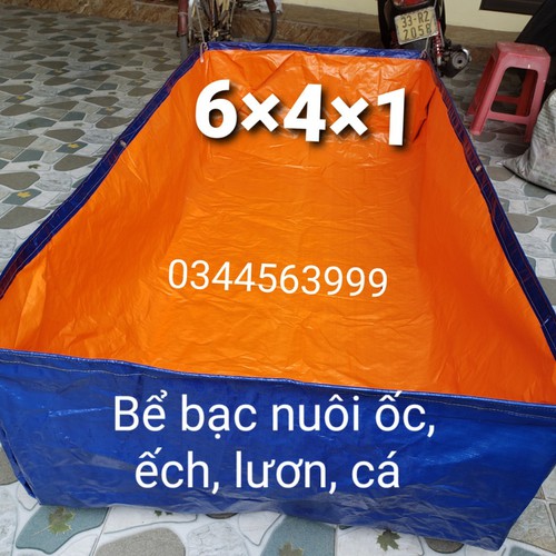 Bể bạt nuôi lươn, ốc ếch đủ kích thước 6x4x1 , nuôi cá bột, ốc, lươn, cá cảnh, nòng nọc