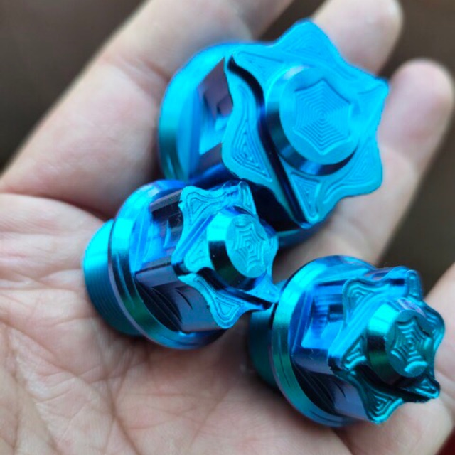 Bộ ốc chảng ba gr5 lục bảo gắn sonic raider fi