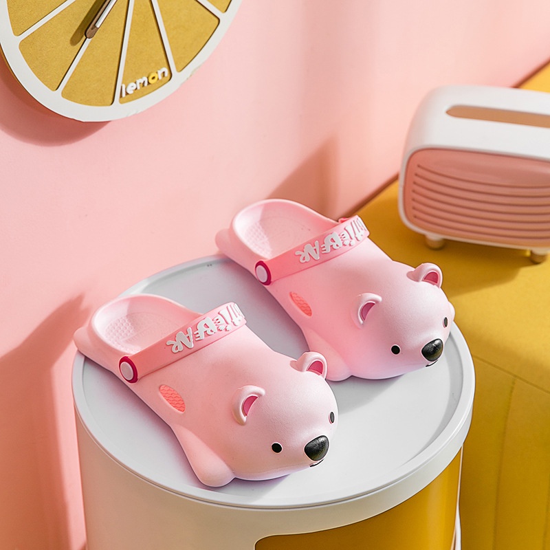 DÉP GẤU Dễ Thương Cho Nữ [H69] Dép Con Gấu Ngộ Nghĩnh HOT TREND 2022 Size Từ 36 Đến 41 - LUCKY SHOES VN