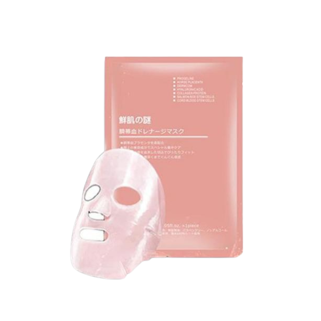 Mặt Nạ Nhau Thai Cừu Nhật Bản Hộp 50 Miếng - Mask Giấy Rwine Dưỡng Da Dưỡng Ẩm 40ml
