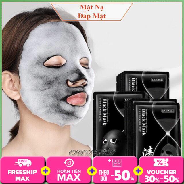 Mặt nạ sủi bọt thải độc detox da Samanli Black Mask