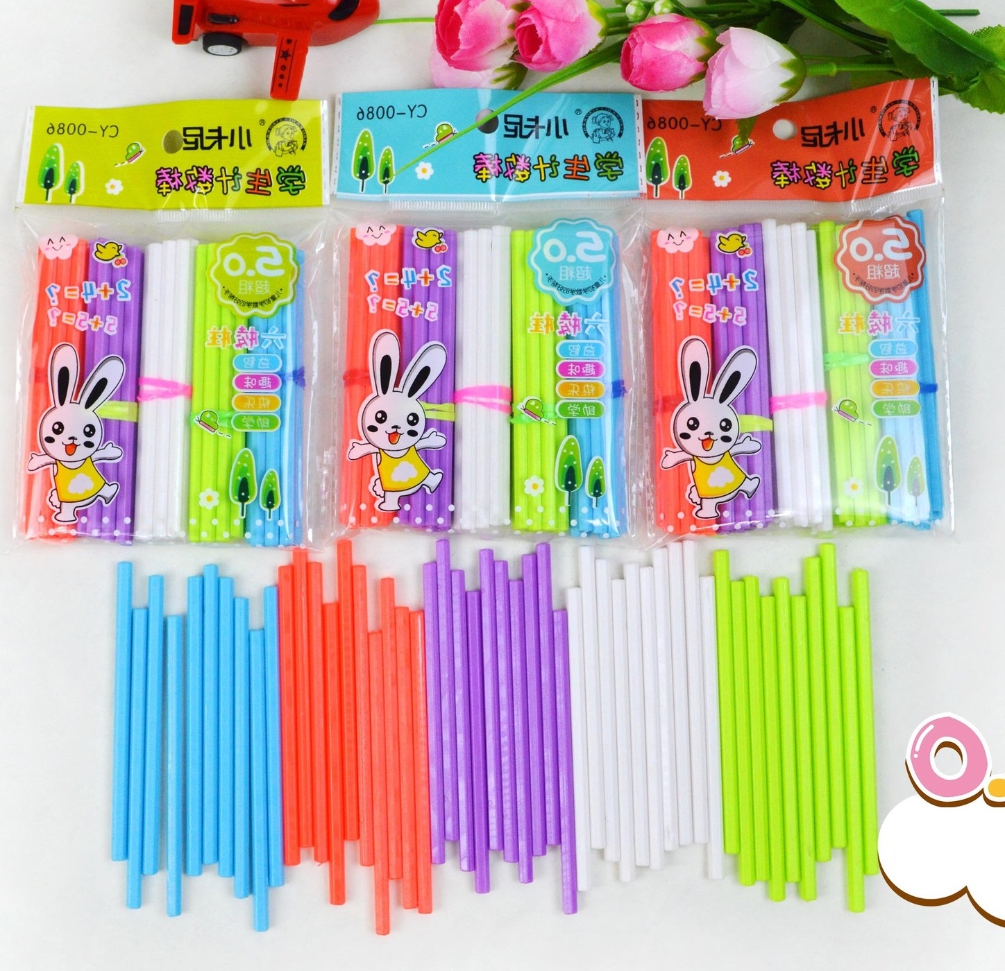 Bộ 50 cây que tính cho bé cy-0086