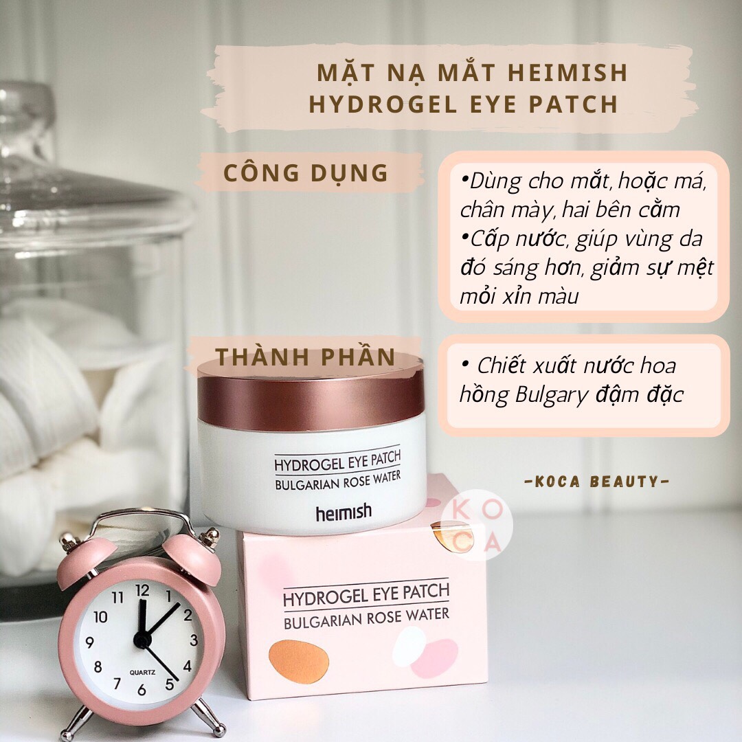Mặt nạ mắt cấp ẩm và sáng da Hydrogel Eye Patch GIÁ TỐT