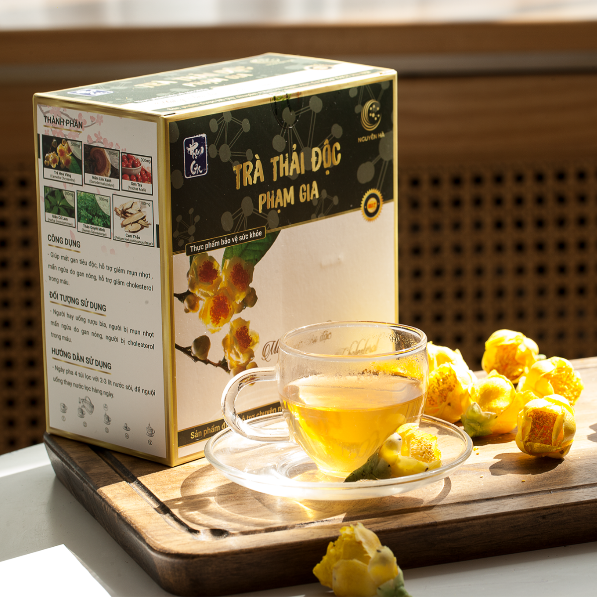 Trà thải độ-c phạm gia gold 3+ combo 2 hộp