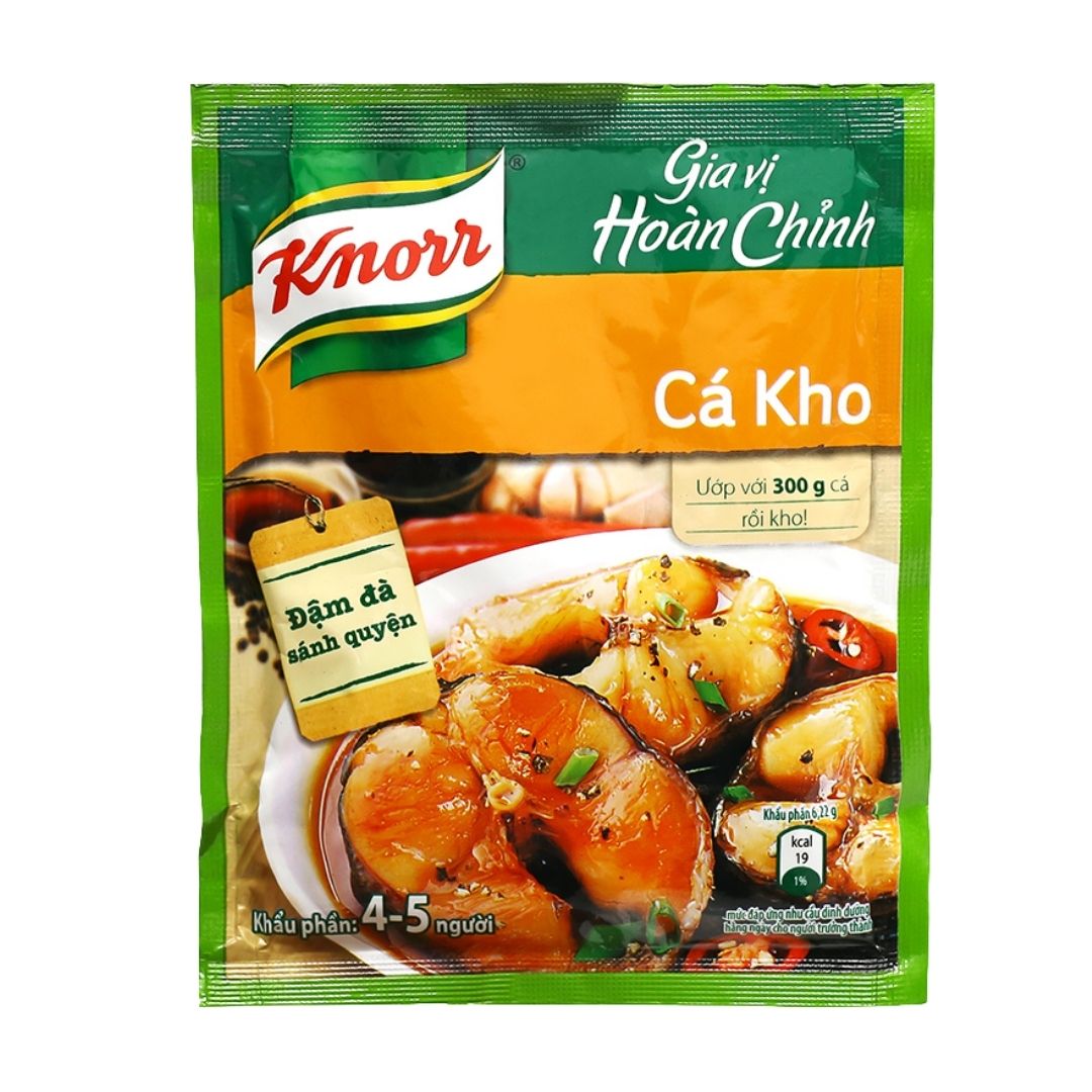 Gia vị hoàn chỉnh Knorr - Cá kho 28g