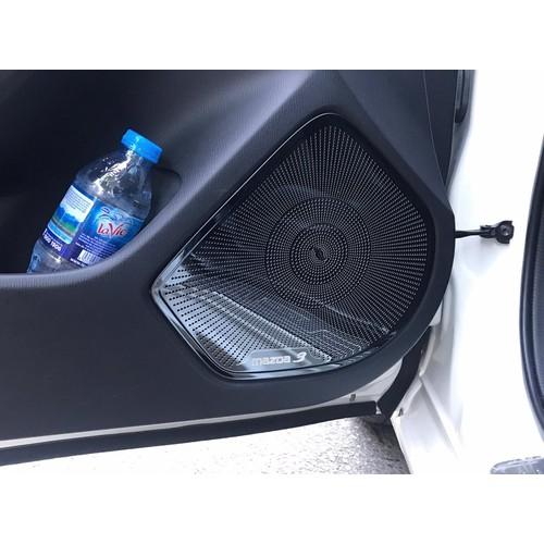 Ốp màng loa titan xe mazda3 2017-2019
