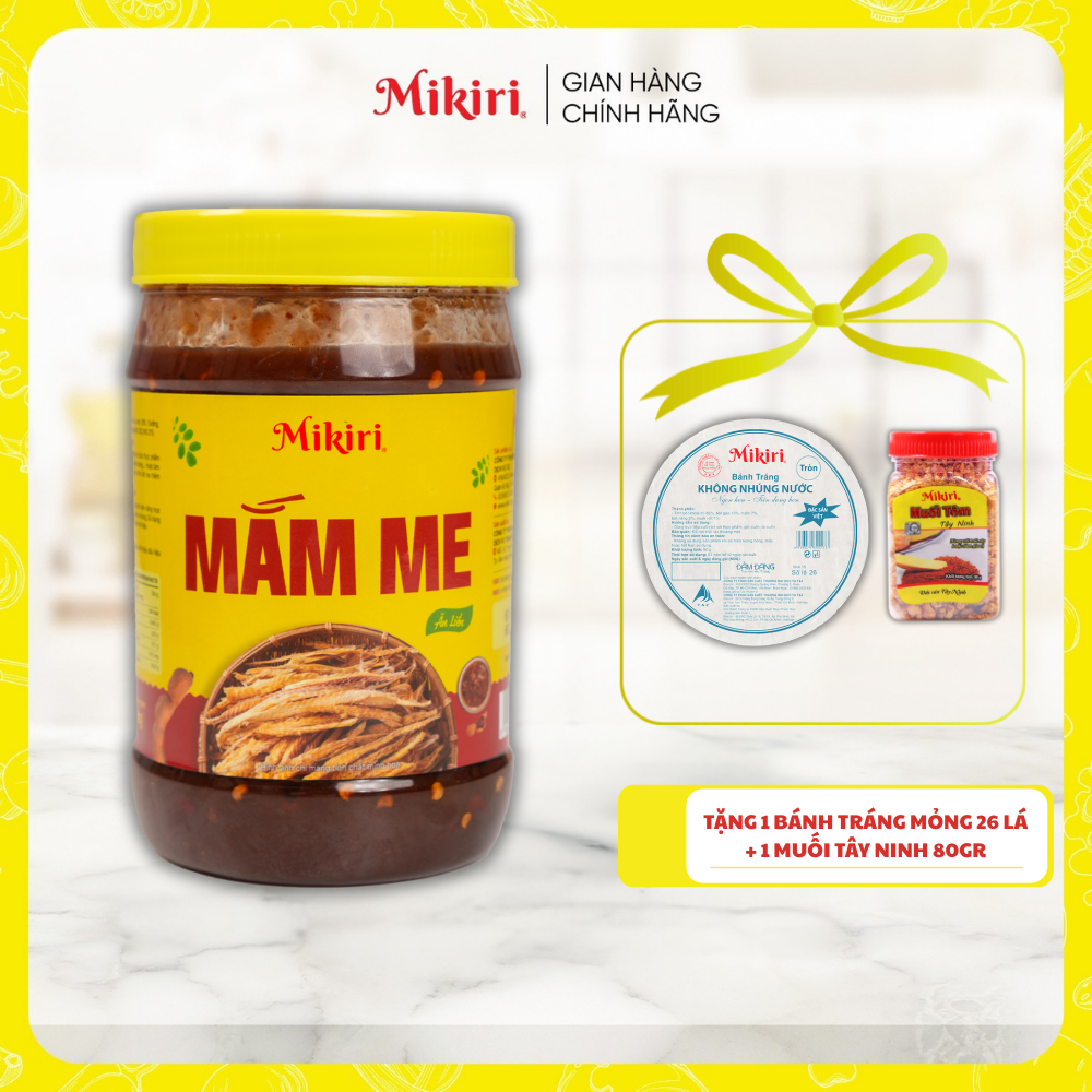Mắm Me Mikiri Hủ 1KG Pha Sẵn Tiện Lợi Tặng Kèm 2 Quà