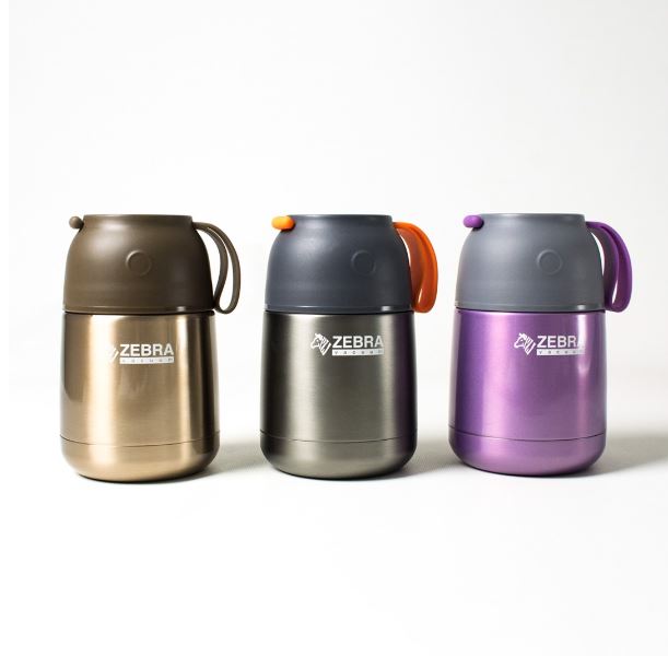 Bình ủ cháo giữ nhiệt zebra thái lan 650ml-inox 304 - 123006