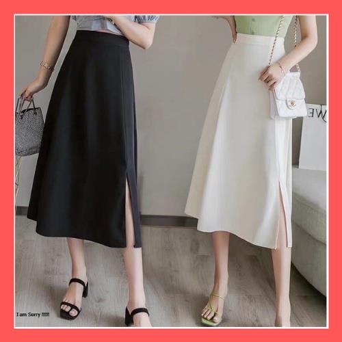 {HOT} Váy thiết kếchân váy chữ a xẻ tà Ulzzang Hàn Quốc xinh đẹp quyến rũ