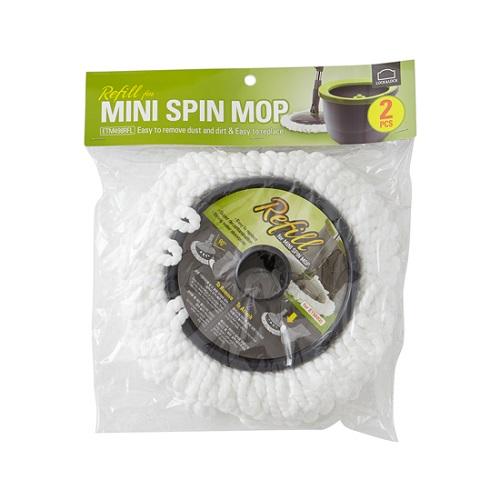 Bộ 2 bông lau nhà thay thế cho mini spin mop lock&lock etm451