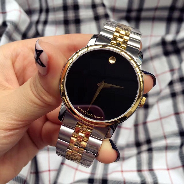 Đồng Hồ Nam Tròn Trơn Sang Trọng Màu Demi + Thẻ Bảo Hành { BÁN BUÔN ORIENT SEIKO PATEK SK }