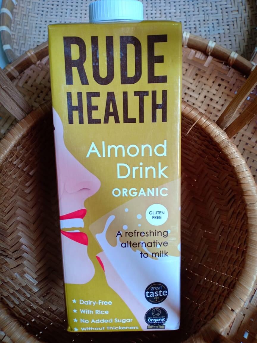 Sữa hạnh nhân hữu cơ rude health 1l