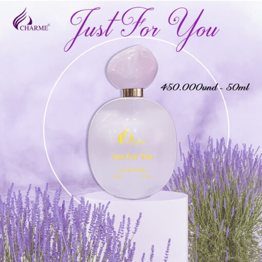 Nước hoa nữ thơm lâu Charme Just For You 50ml lưu hương 8-12h chính hãng