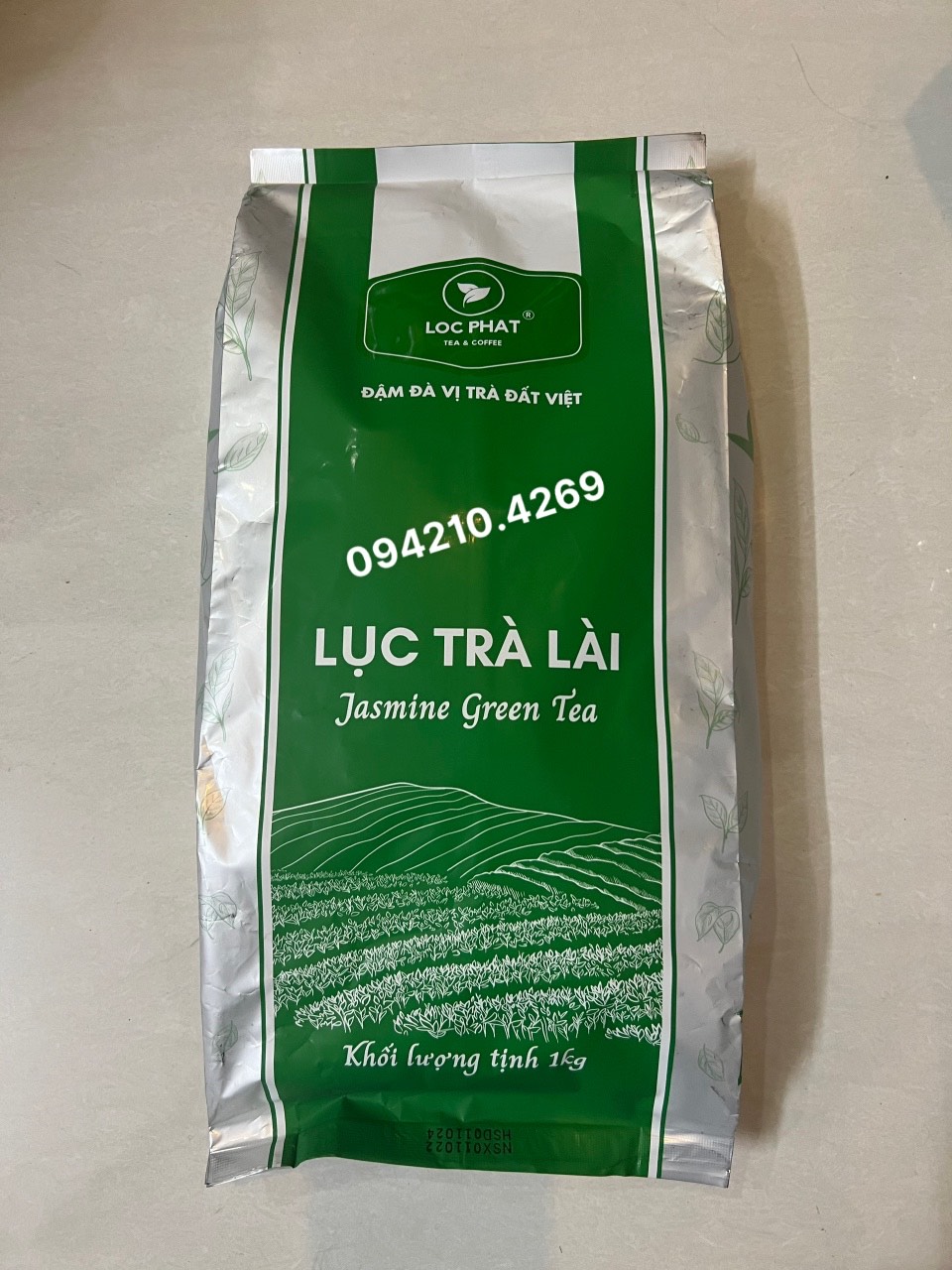 Lục trà lài/ trà xanh nhài lộc phát gói 1kg