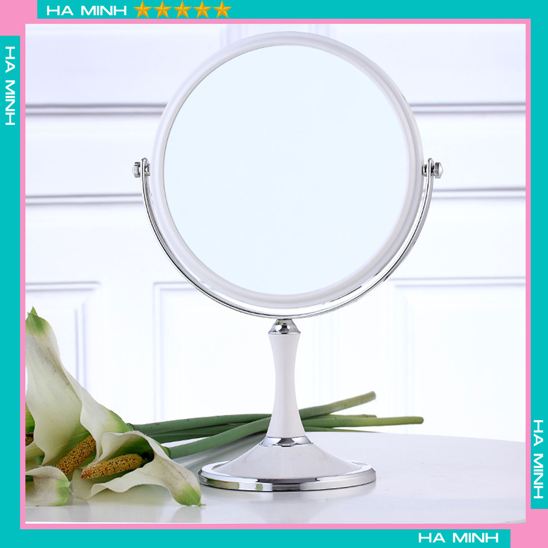 Gương trang điểm 2 mặt monoco cỡ lớn