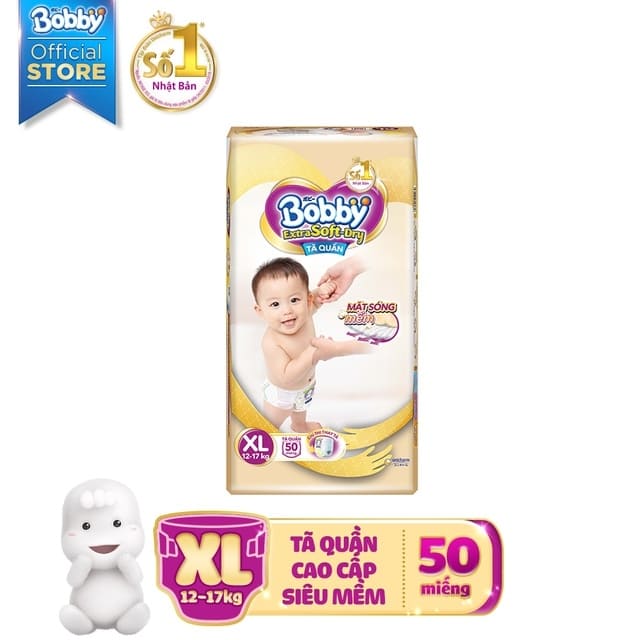 **tã quần cao cấp bobby size xl50 12-17kg
