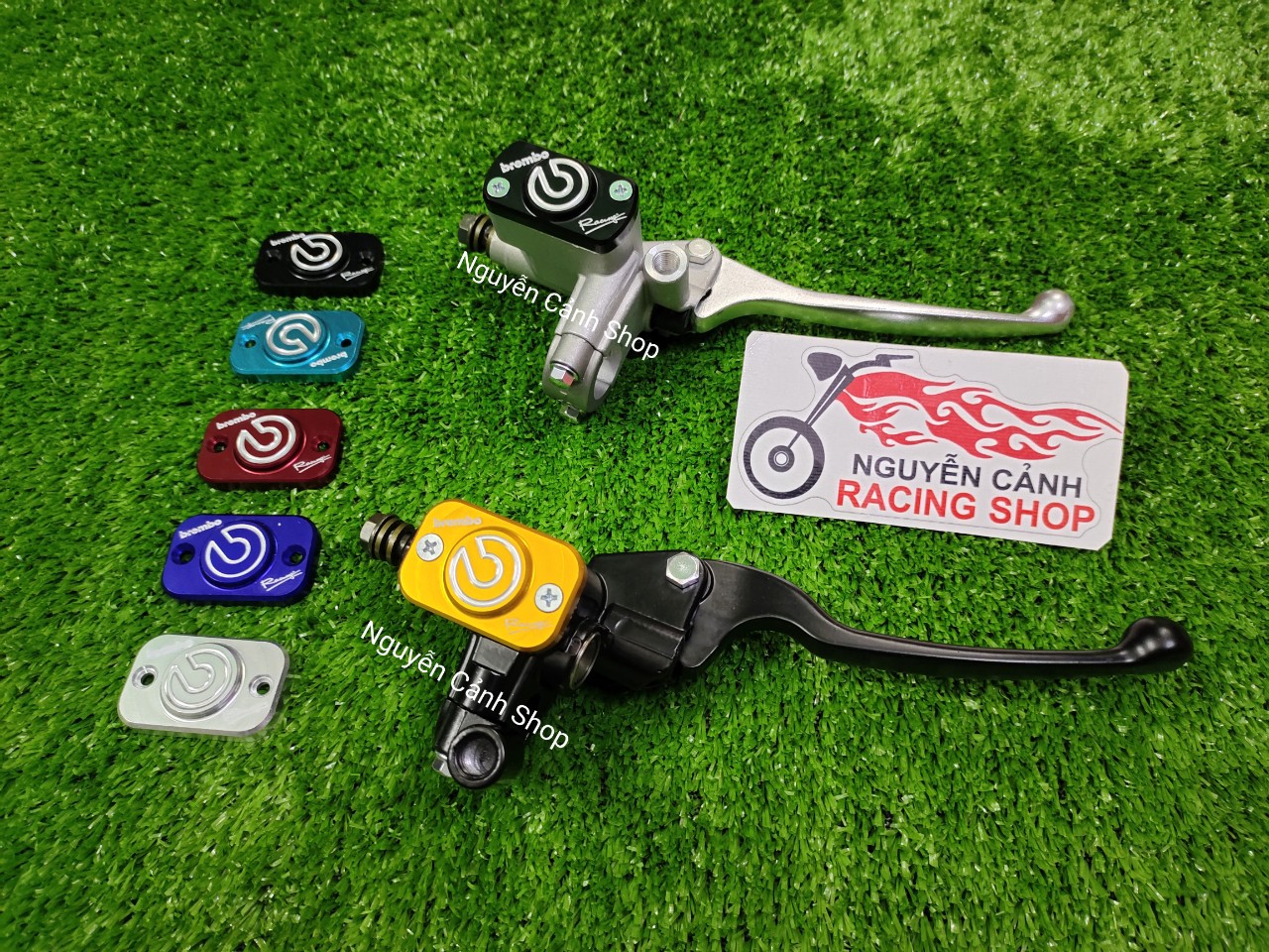 Tay thắng dầu xe sirius wave brembo, hãy chat với shop để chọn màu nắp dầu