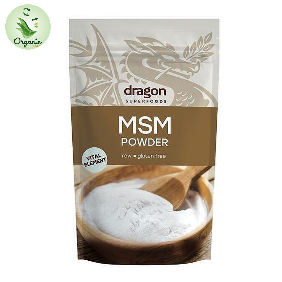 Bột lưu huỳnh msm hữu cơ dragon superfoods 200g - msm powder