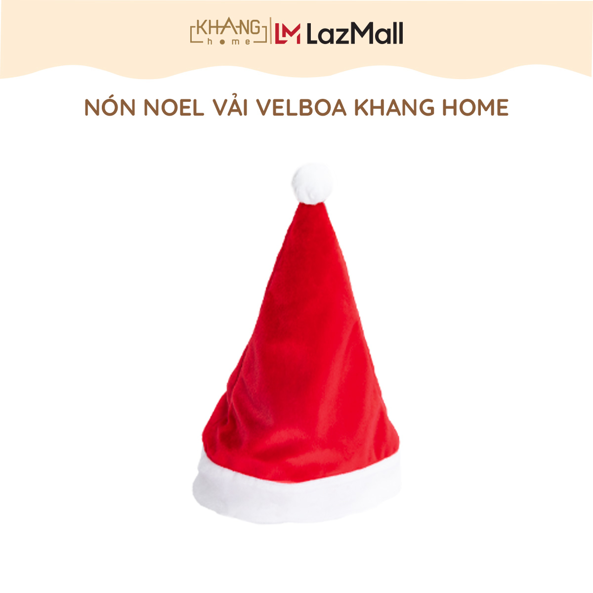 Nón Giáng Sinh Noel Dễ Thương Khang Home - Phụ Kiện Chrismast Collection 2023