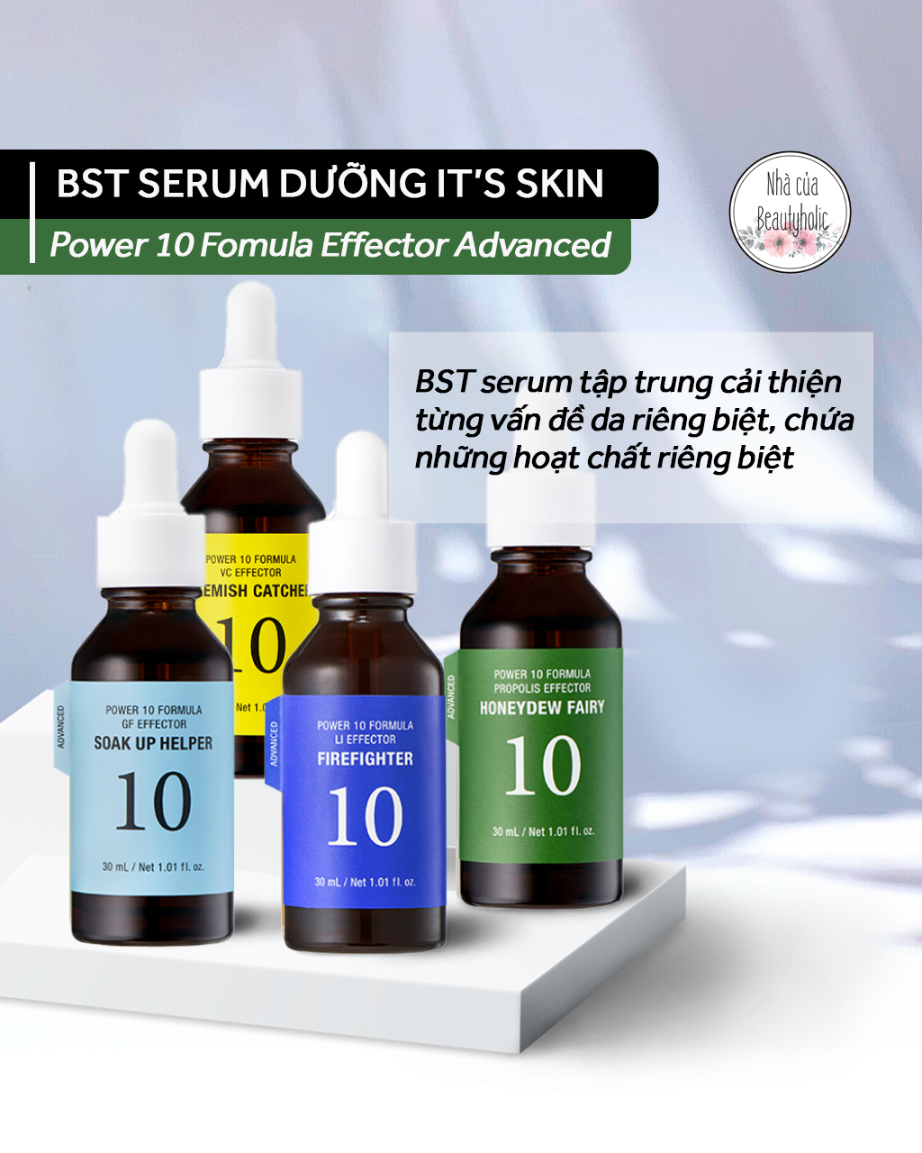 Bộ sưu tập serum it's skin power 10 formula effector 30ml