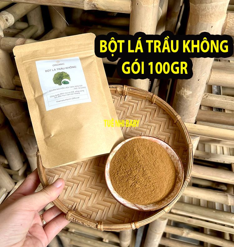 Bột lá trầu không nguyên chất xông hơ sau sinh 100gr