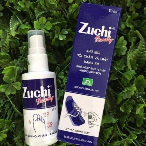 5 xịt khử mùi giày zuchi family