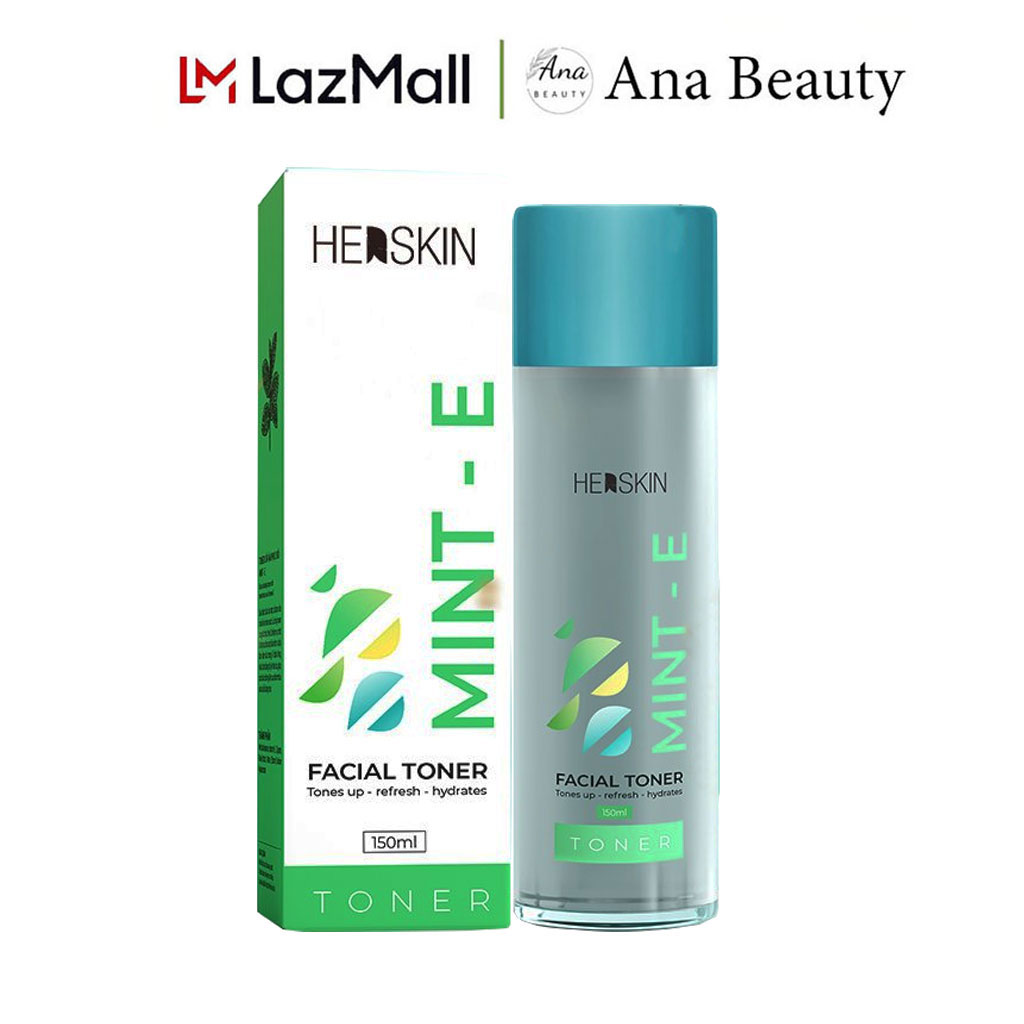 Nước cân bằng cấp nước và làm dịu da herskin facial toner mint e 150ml