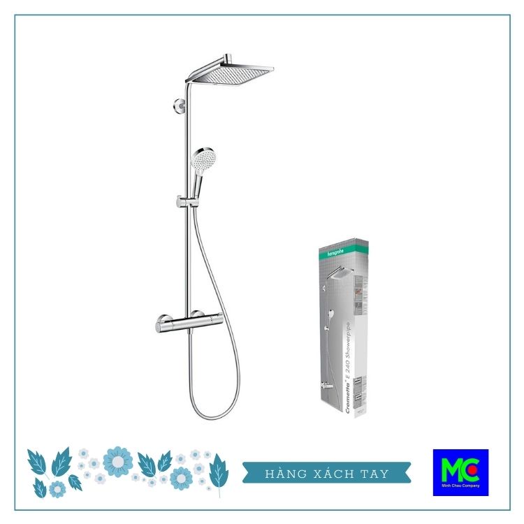 Sen cây hansgrohe crometta e 240 1jet showerpipe -