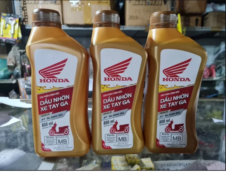 Dầu nhớt Honda 800ml cho xe tay ga