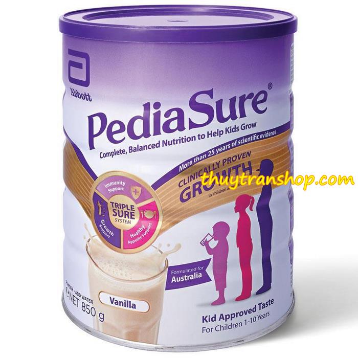 Sữa pediasure úc nắp tím