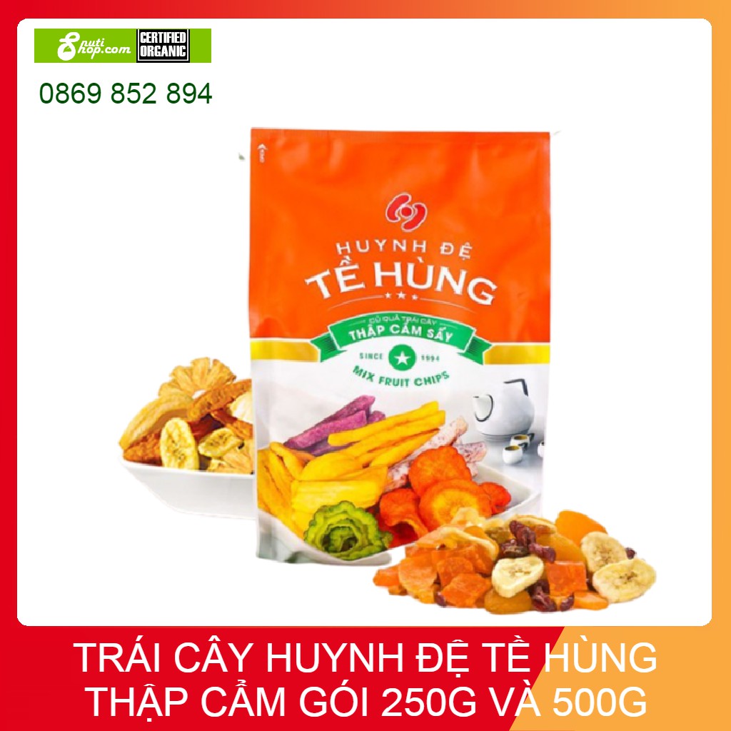 Trái cây sấy khô huynh đệ tề hùng combo 1.5kg - 3 túi 500