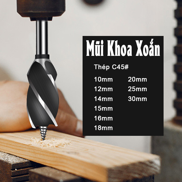 Mũi khoan xoắn thưa thép hss cao cấp