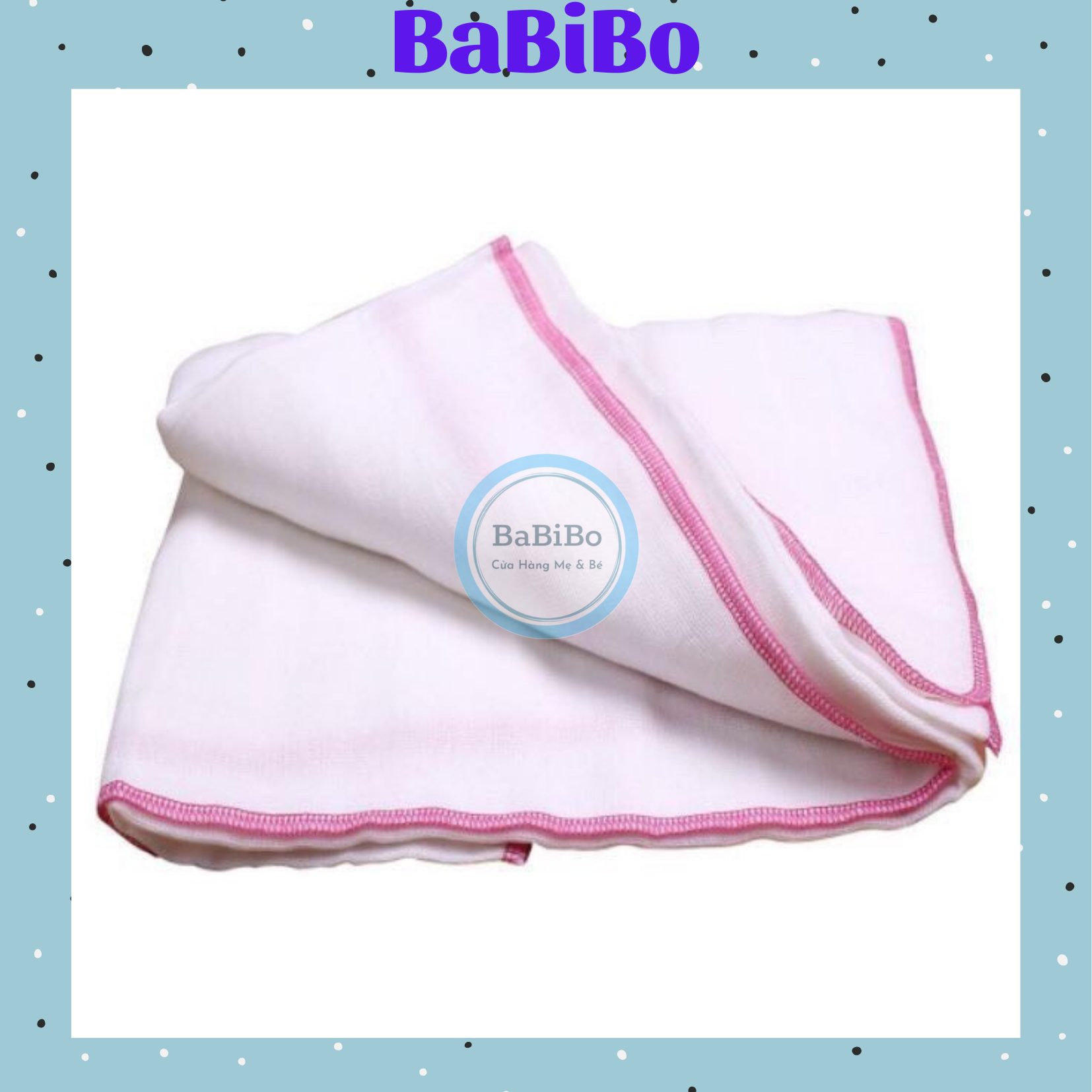 Khăn tắm 4 lớp / 6 lớp mác voi cao cấp - Babibo