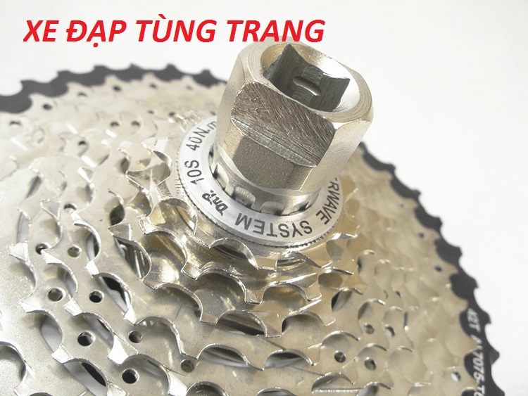 Vam tháo líp thả Cassette xe đạp Thép carbon cao cấp mạ kẽm không gỉ Đài Loan DNP