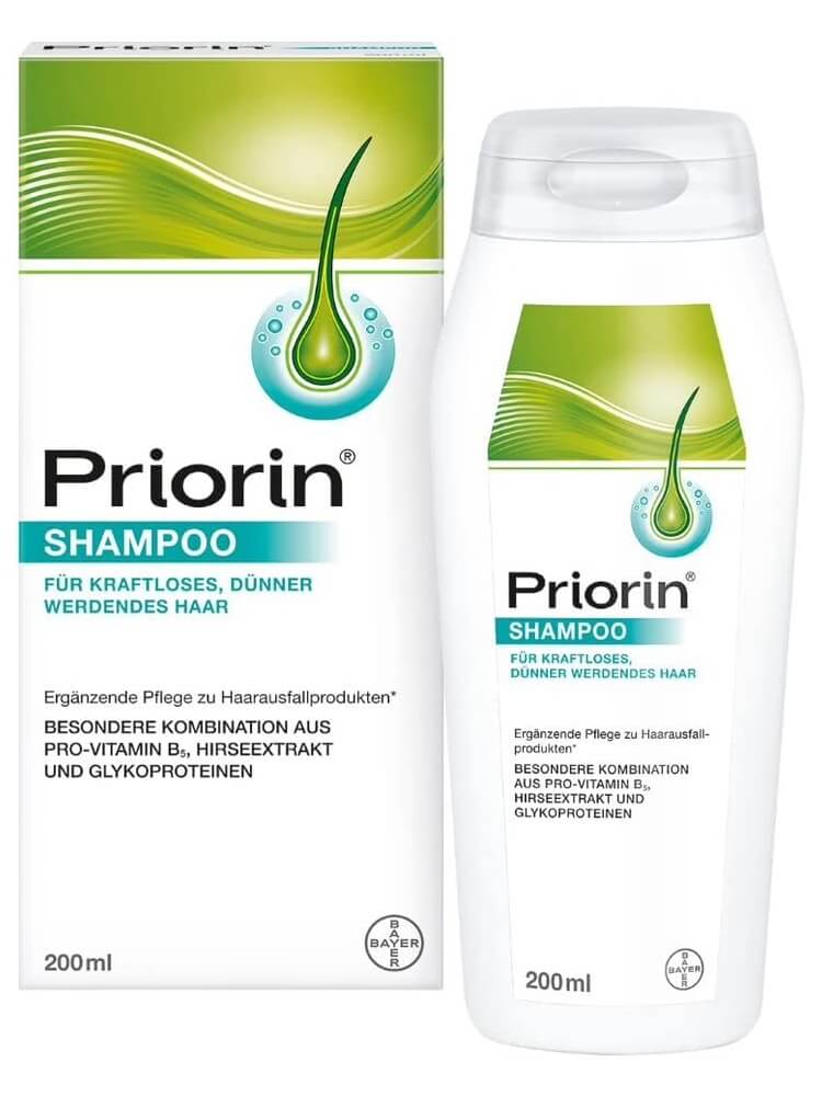 Dầu gội priorin shampoo chống rụng tóc, kích thích tóc mọc, 200 ml
